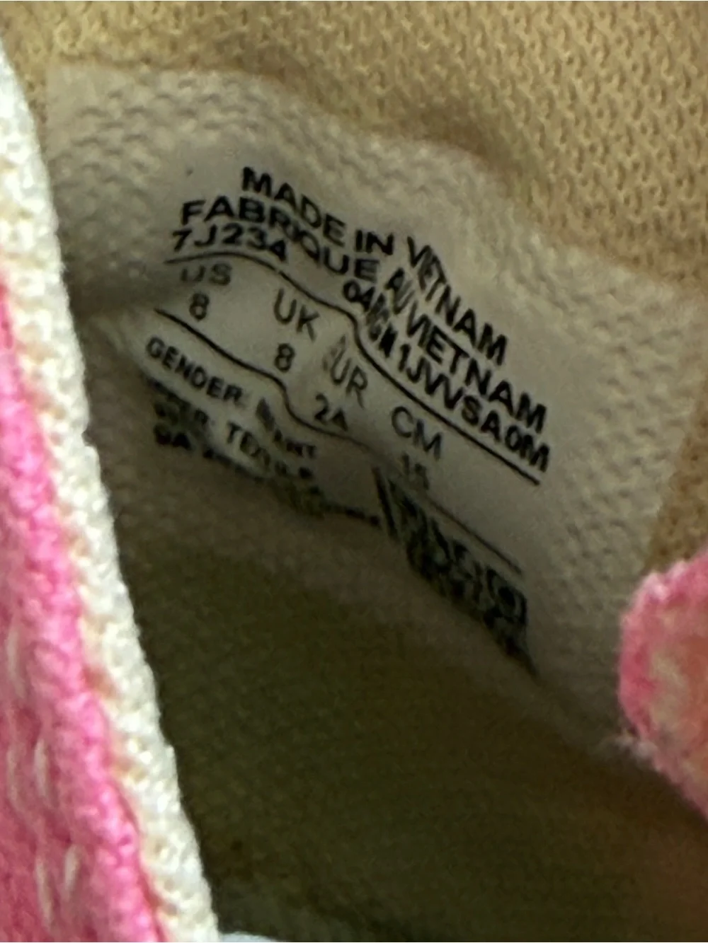 Kids Converse Chuck Taylor All Star Size 8C Pink
